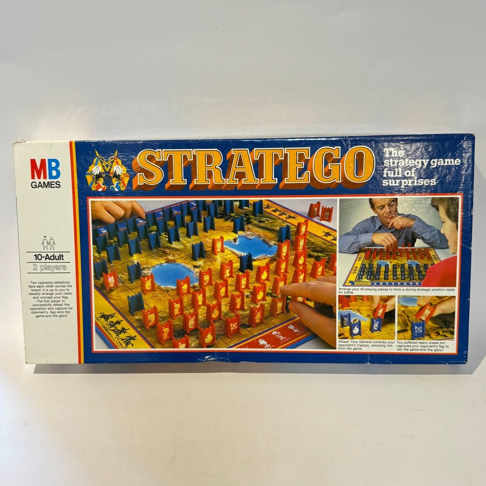Vintage 1982 Milton Bradley‎ Stratego No.4856 Complete Strategy Board Game